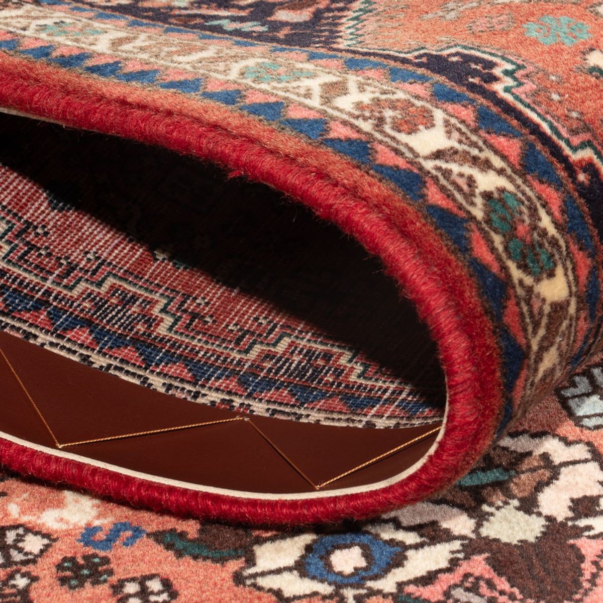 Tapis persan - Nomadic - 147 x 75 cm - rouge