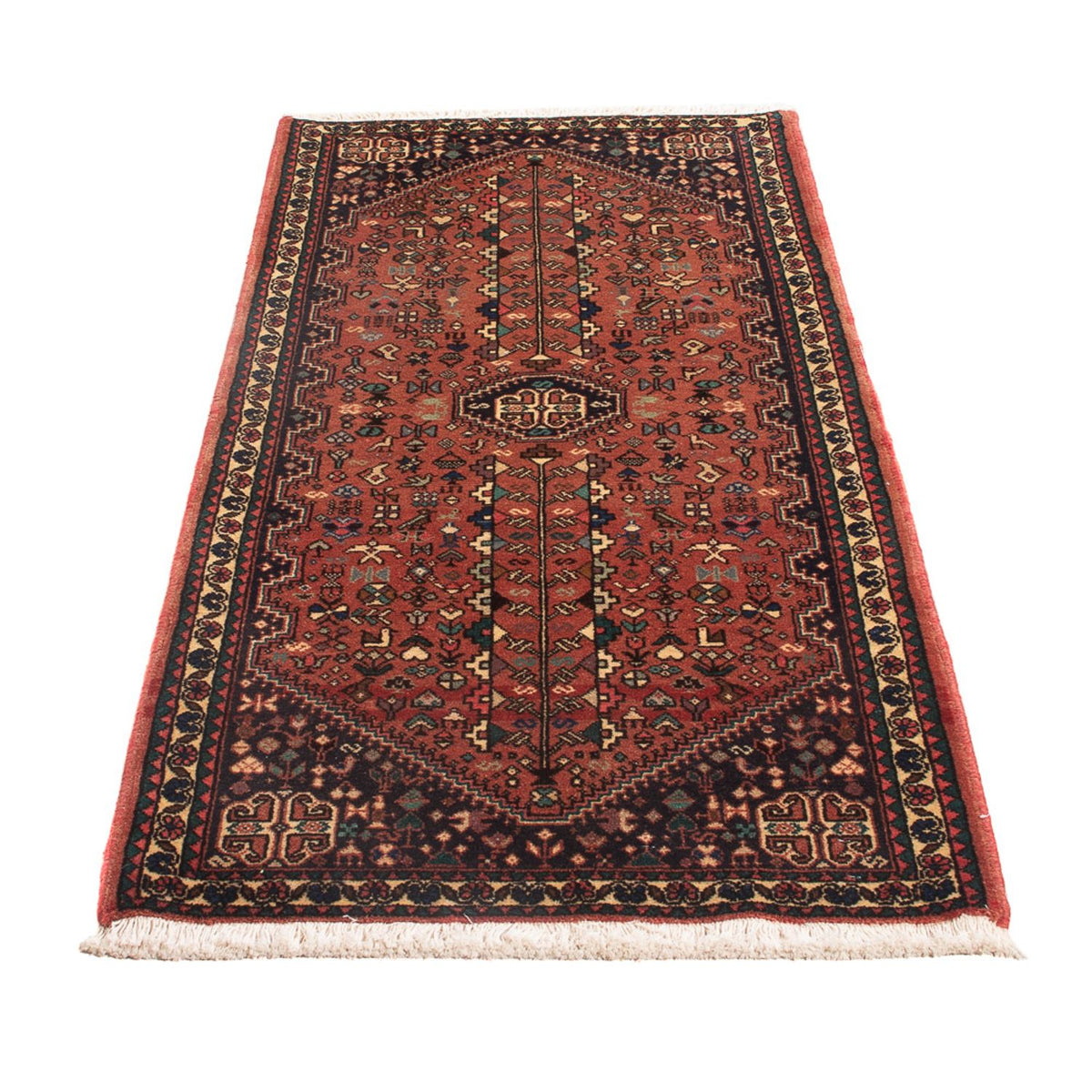Tapis persan - Nomadic - 150 x 65 cm - rouge