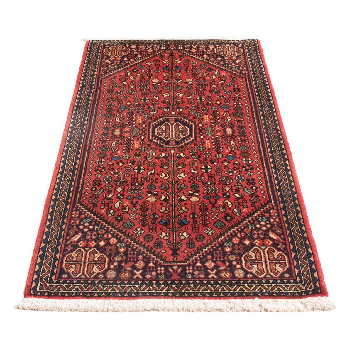 Tapis persan - Nomadic - 147 x 70 cm - rouge