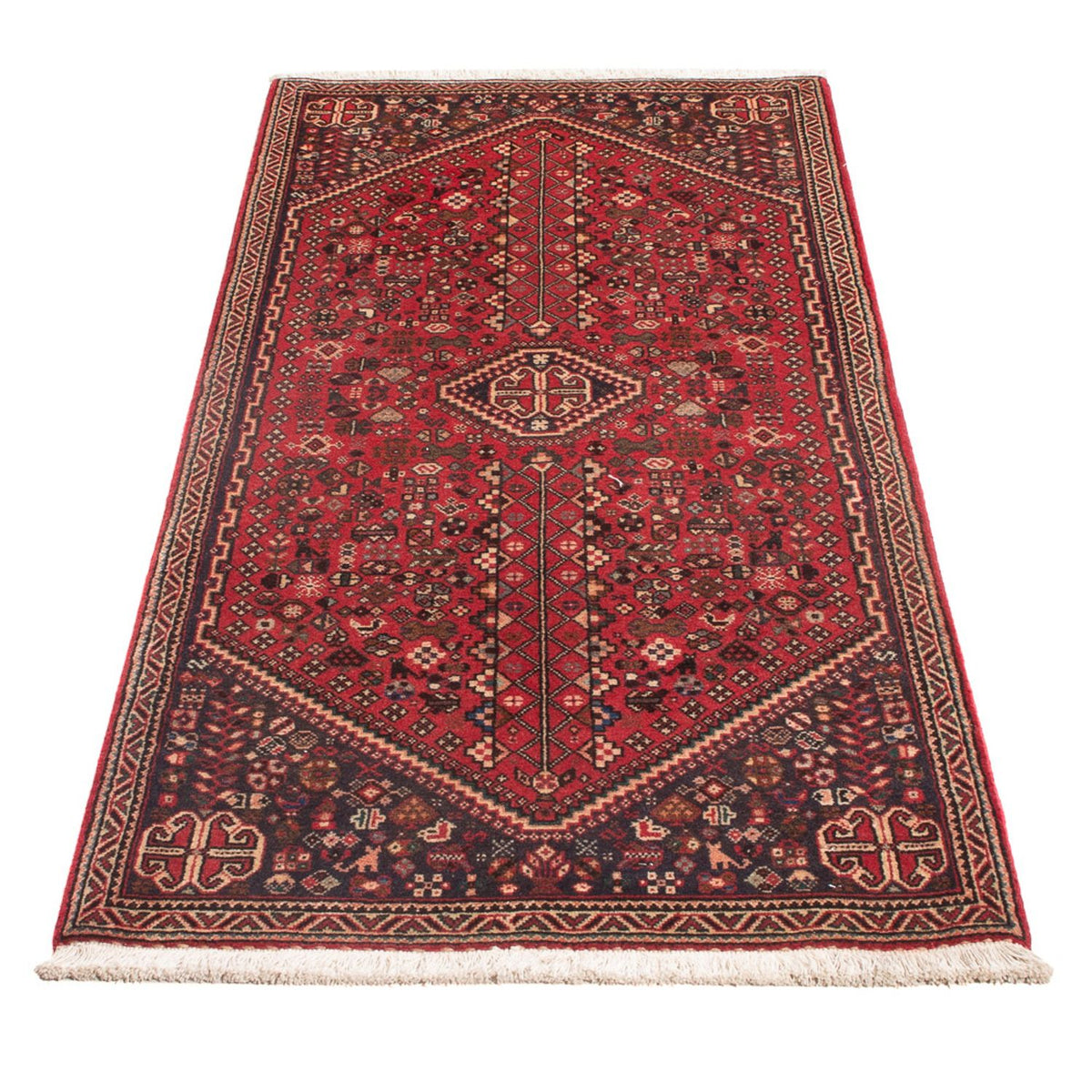 Tapis persan - Nomadic - 148 x 63 cm - rouge