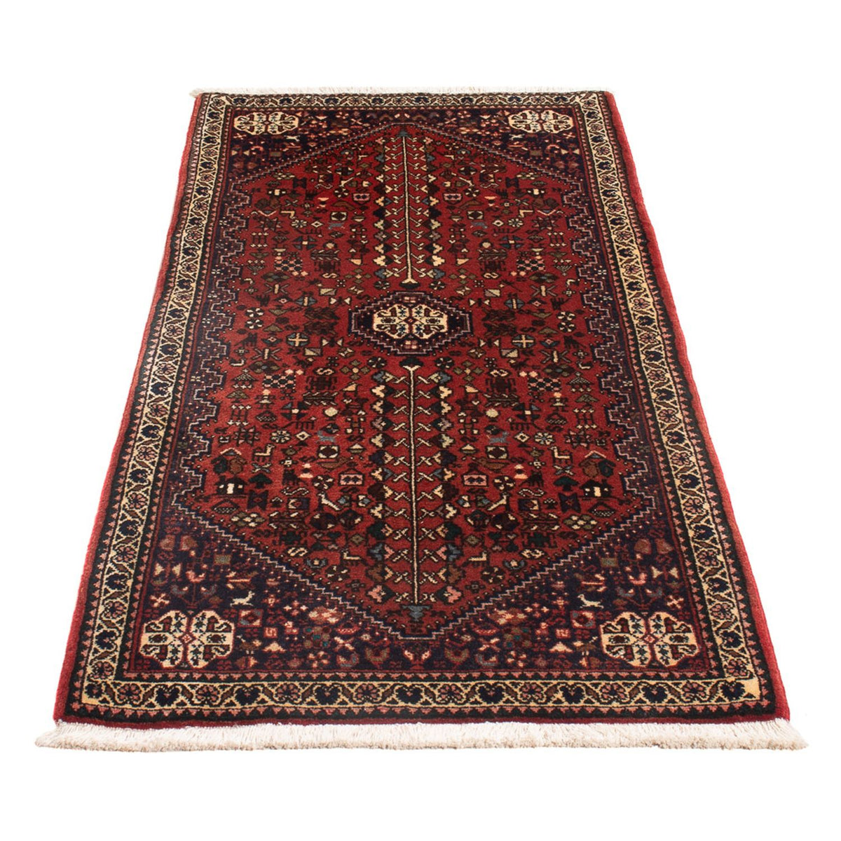 Tapis persan - Nomadic - 153 x 66 cm - rouge