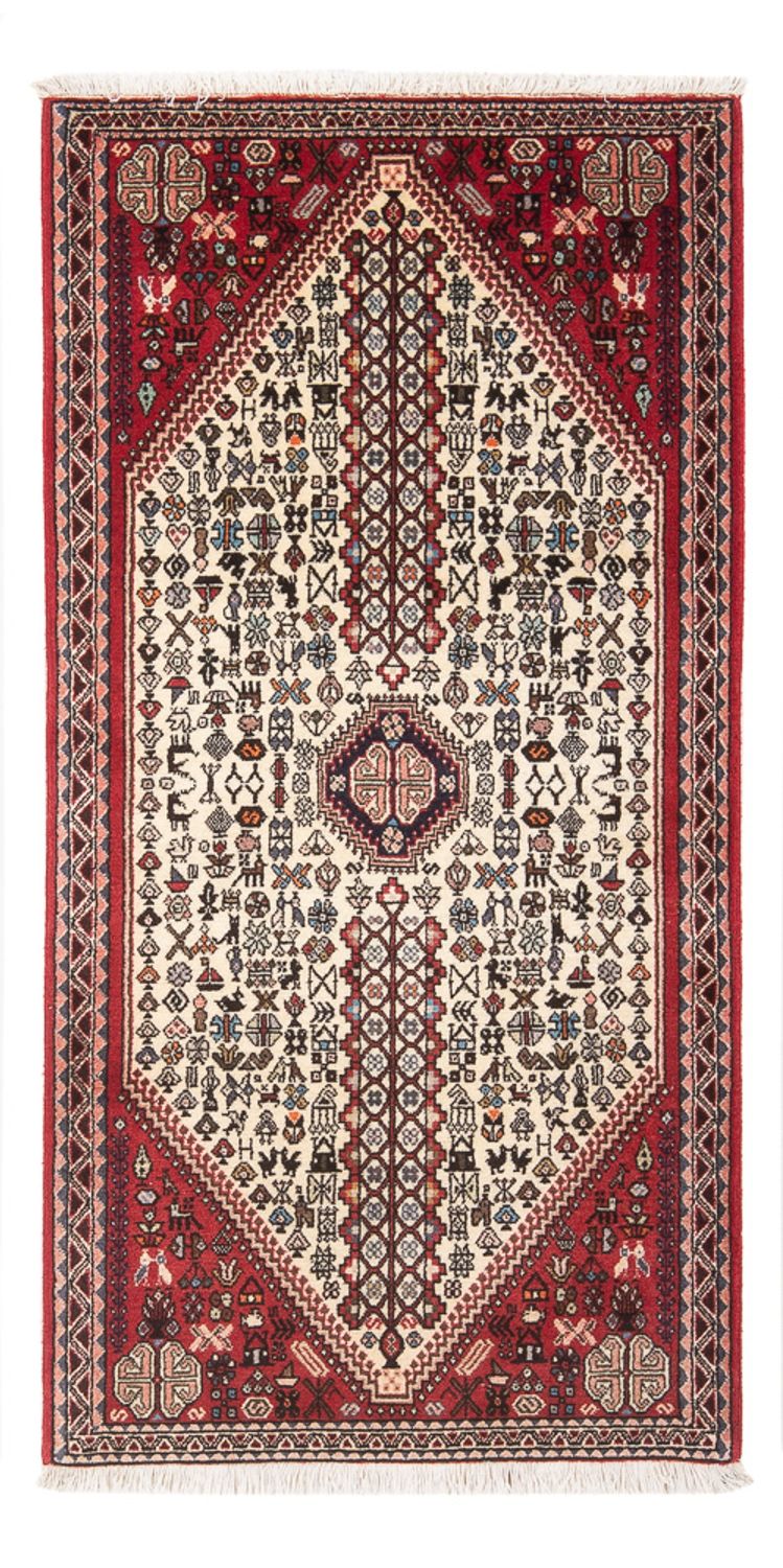 Tapis persan - Nomadic - 147 x 70 cm - crème