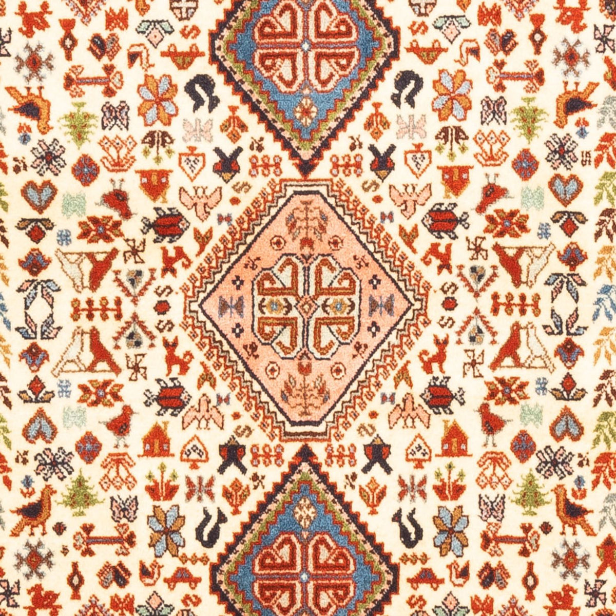 Tapis persan - Nomadic - 150 x 100 cm - beige