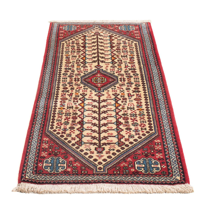 Tapis persan - Nomadic - 147 x 63 cm - crème