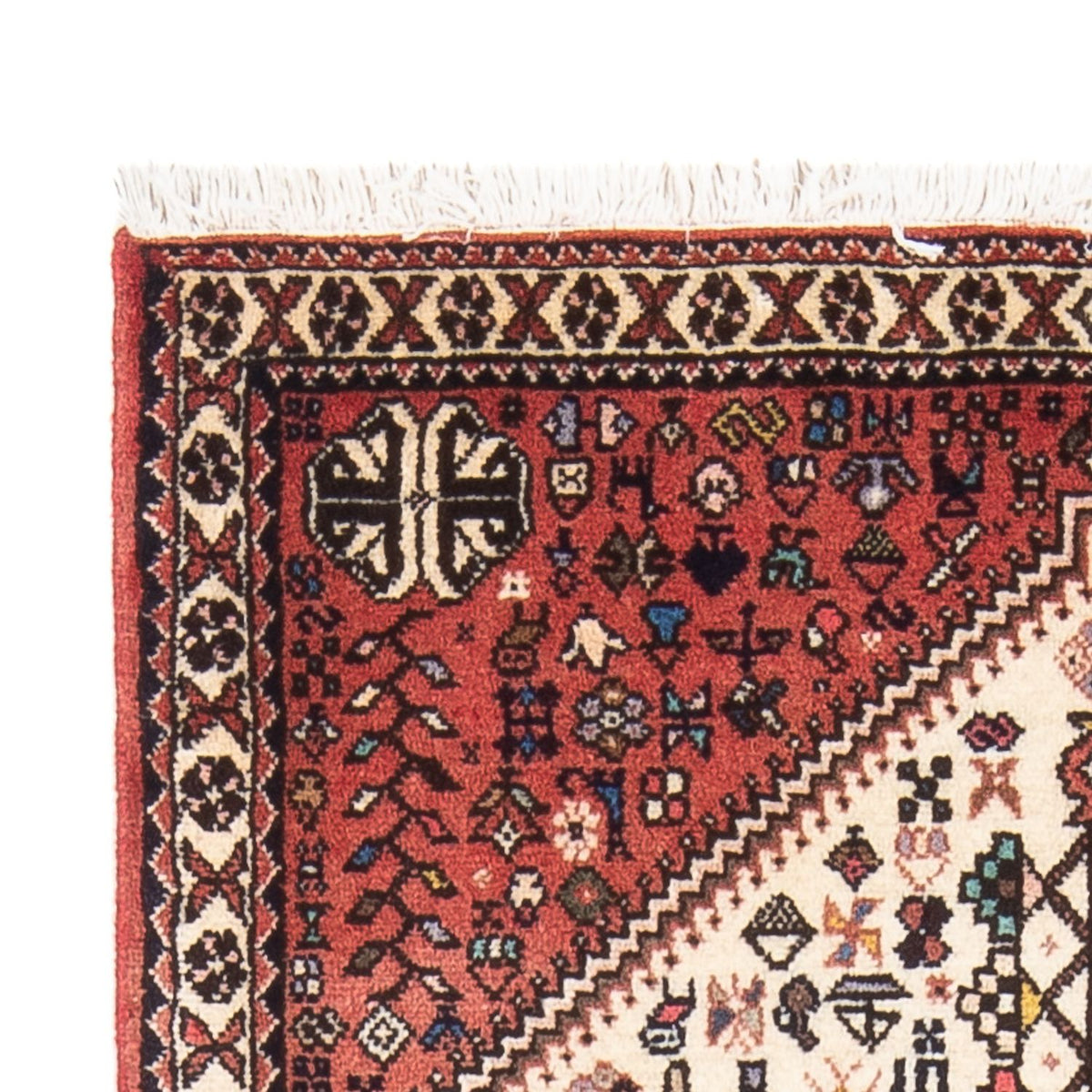 Tapis persan - Nomadic - 126 x 80 cm - crème
