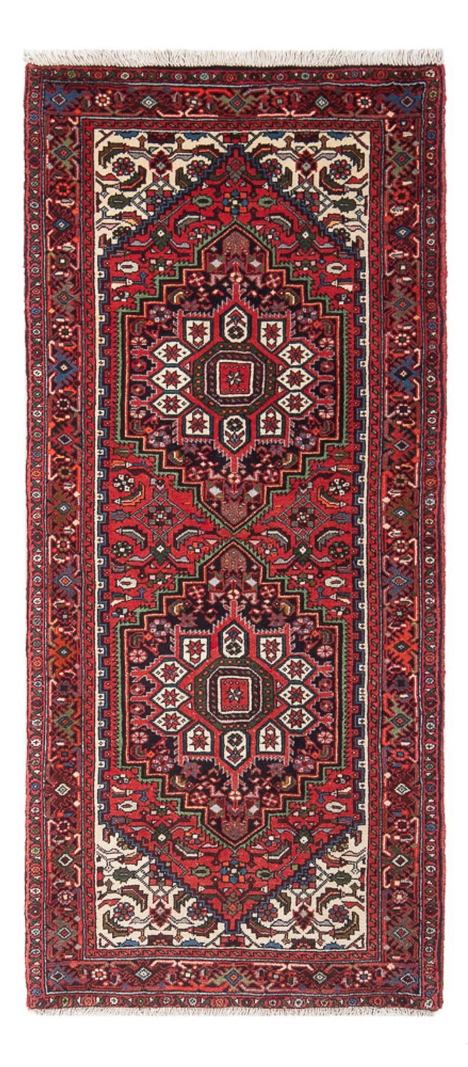 Tapis de couloir Tapis persan - Nomadic - 154 x 65 cm - rouge