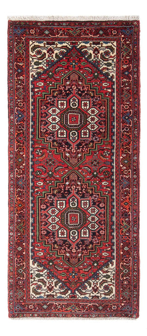 Tapis de couloir Tapis persan - Nomadic - 154 x 65 cm - rouge