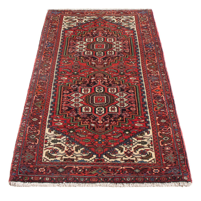 Tapis de couloir Tapis persan - Nomadic - 154 x 65 cm - rouge