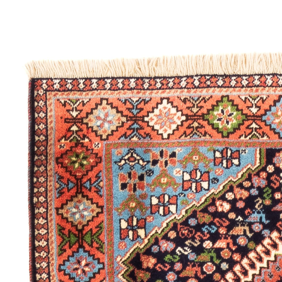 Tapis de couloir Tapis persan - Nomadic - 200 x 80 cm - beige foncé