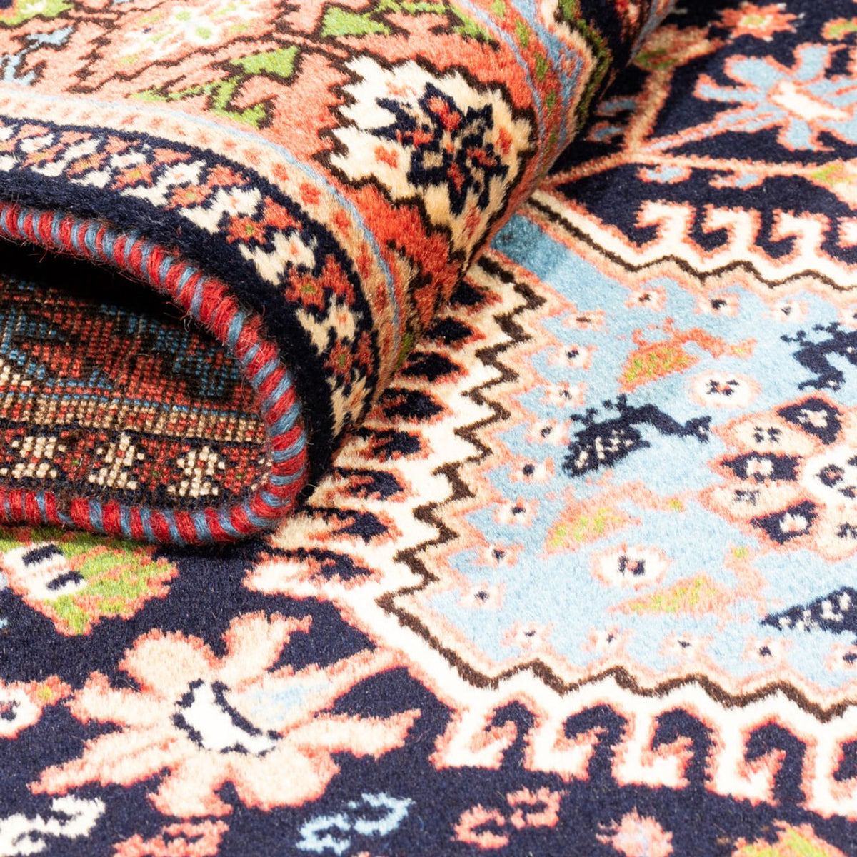 Tapis de couloir Tapis persan - Nomadic - 200 x 80 cm - beige foncé