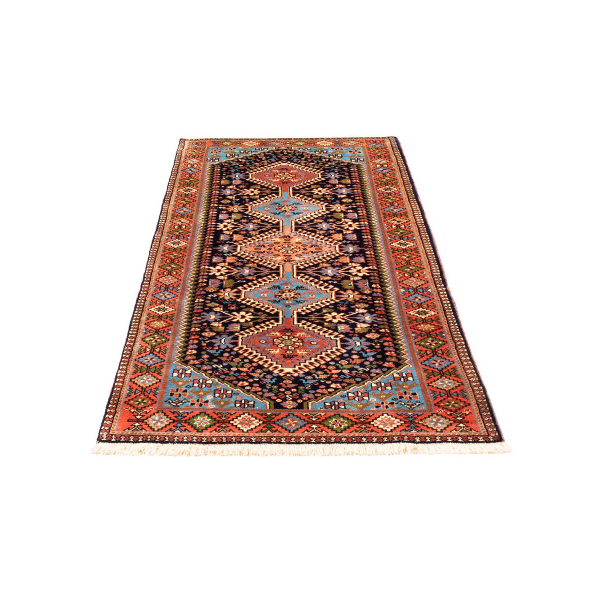 Tapis de couloir Tapis persan - Nomadic - 200 x 80 cm - beige foncé
