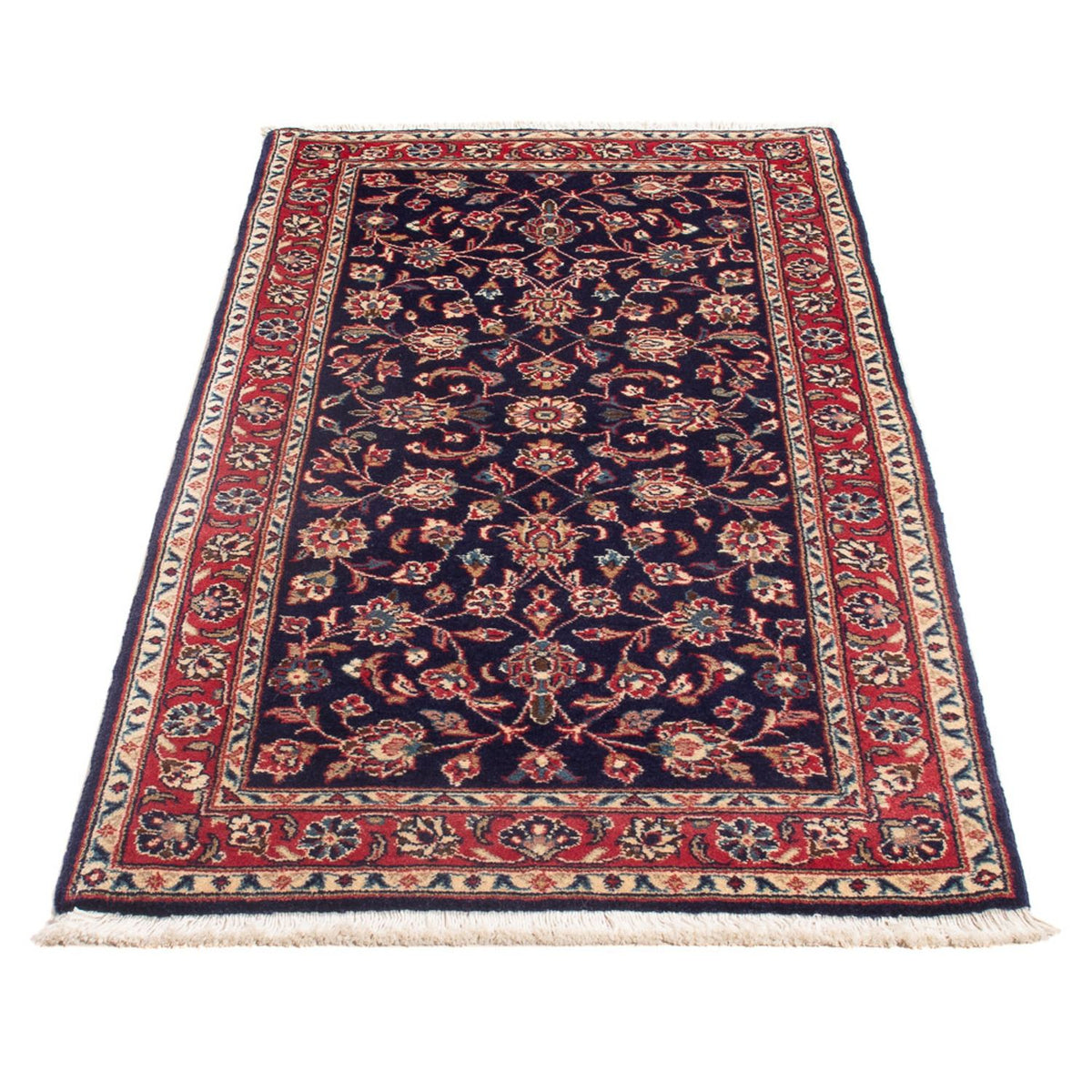 Tapis persan - Keshan - 140 x 70 cm - bleu