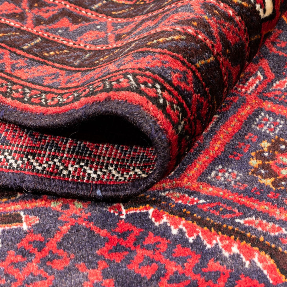 Tapis Belutsch - 170 x 92 cm - rouge foncé