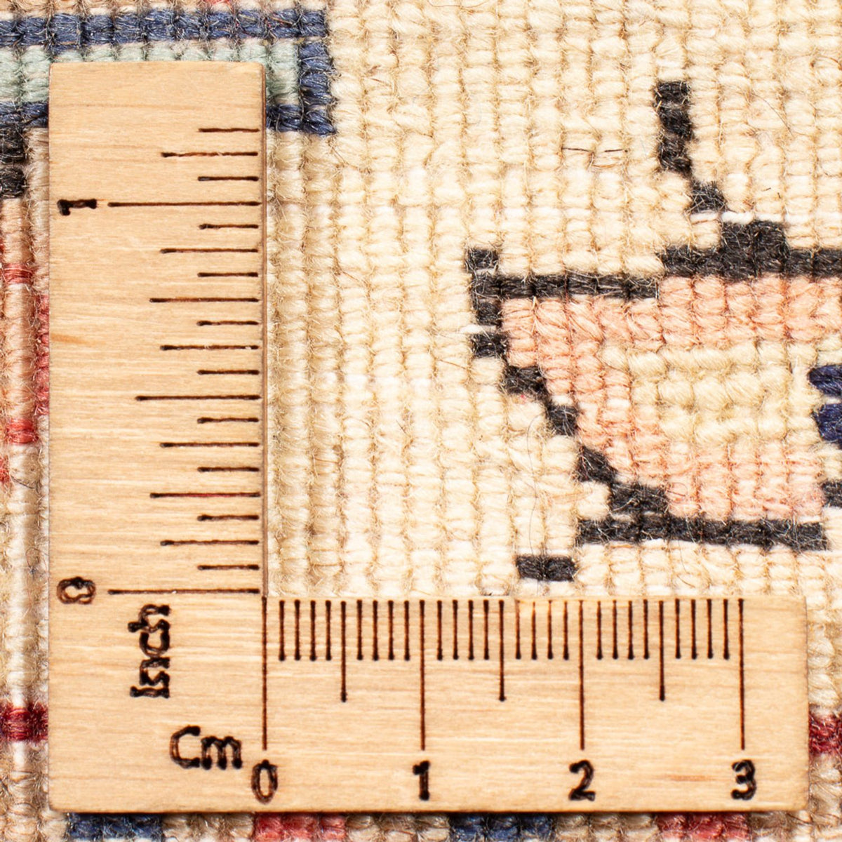 Tapis persan - Bidjar - 90 x 60 cm - crème