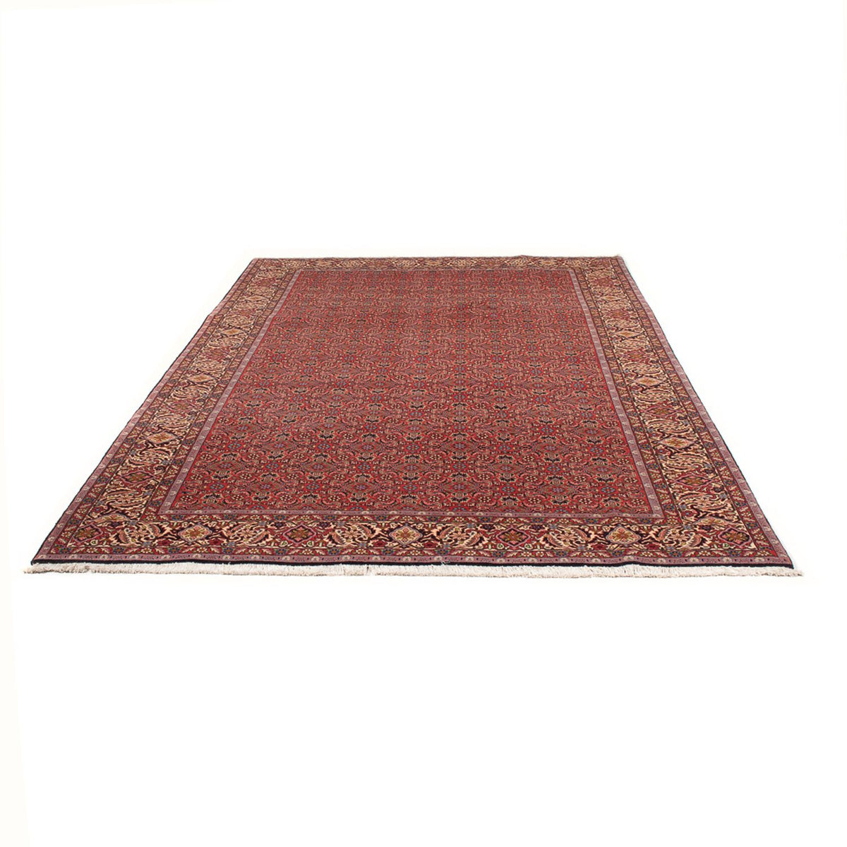 Tapis persan - Bidjar - 296 x 197 cm - rouge