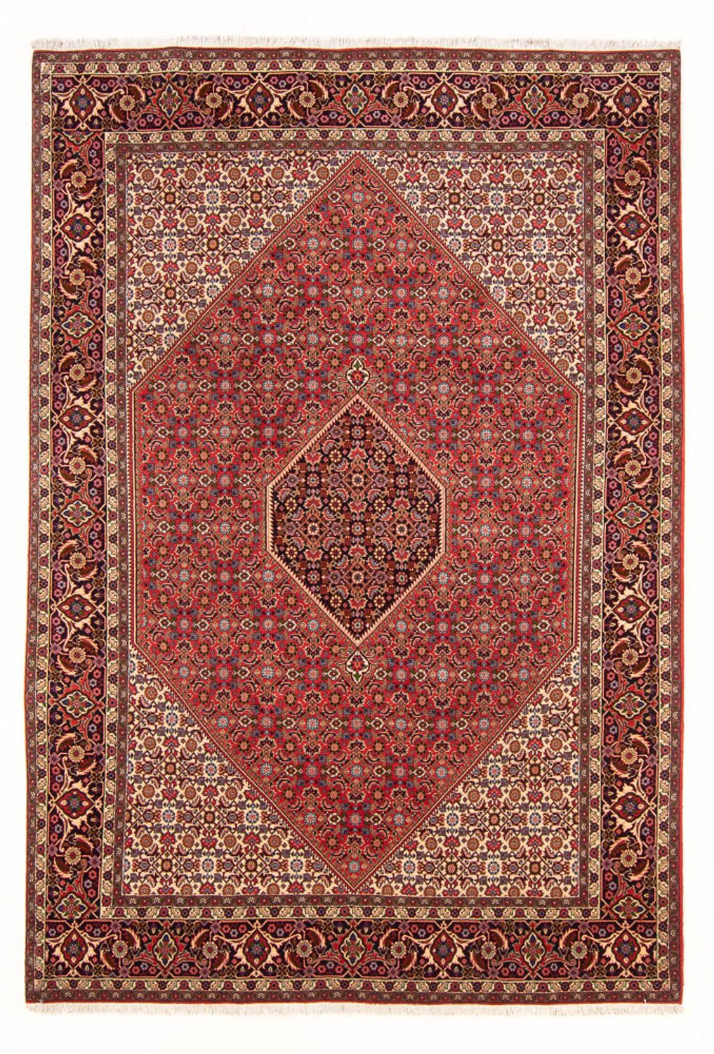 Tapis persan - Bidjar - 300 x 200 cm - rouge