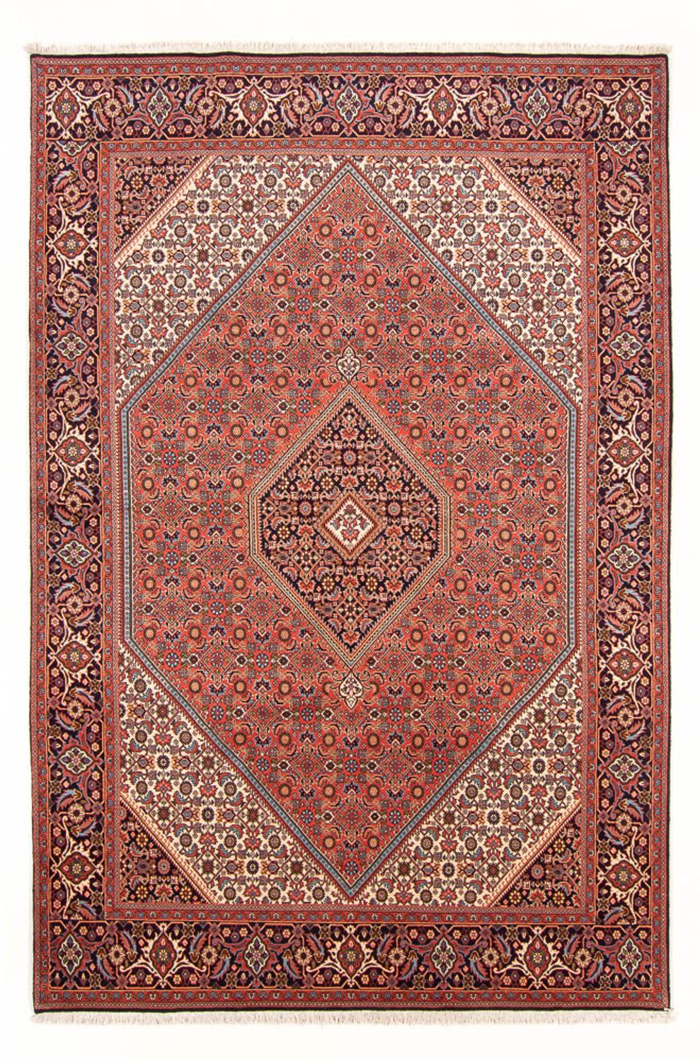 Tapis persan - Bidjar - 300 x 200 cm - rouge