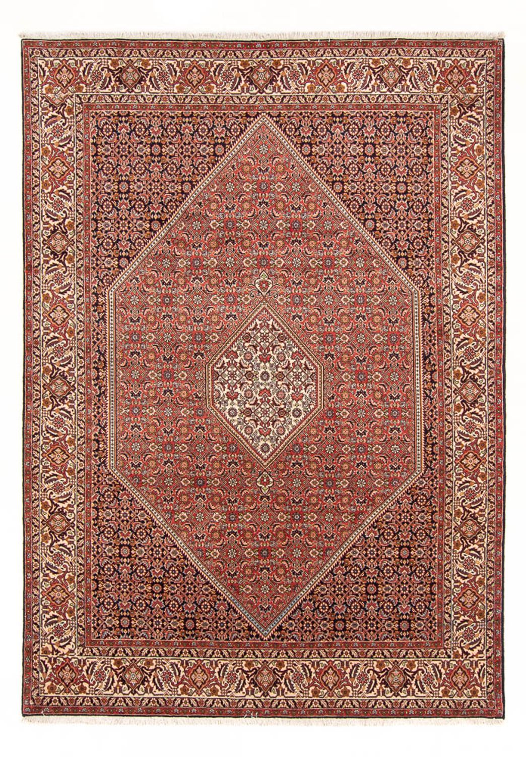 Tapis persan - Bidjar - 293 x 197 cm - rouge