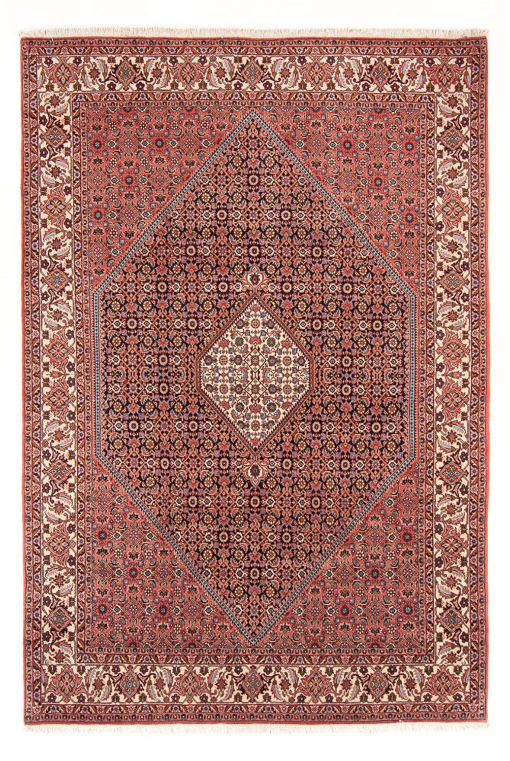 Tapis persan - Bidjar - 295 x 197 cm - bleu foncé