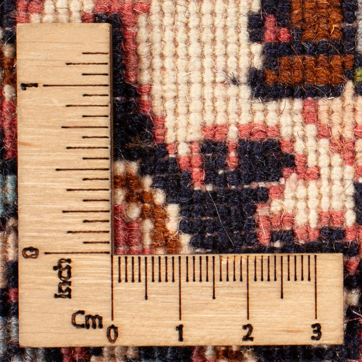 Tapis persan - Bidjar - 295 x 197 cm - bleu foncé