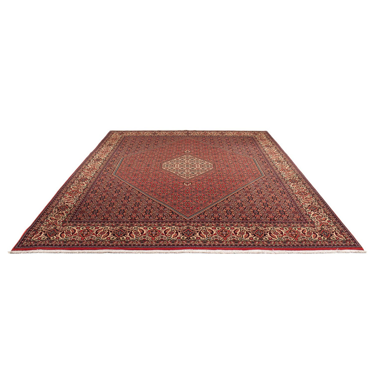 Tapis persan - Bidjar - 395 x 300 cm - rouge clair