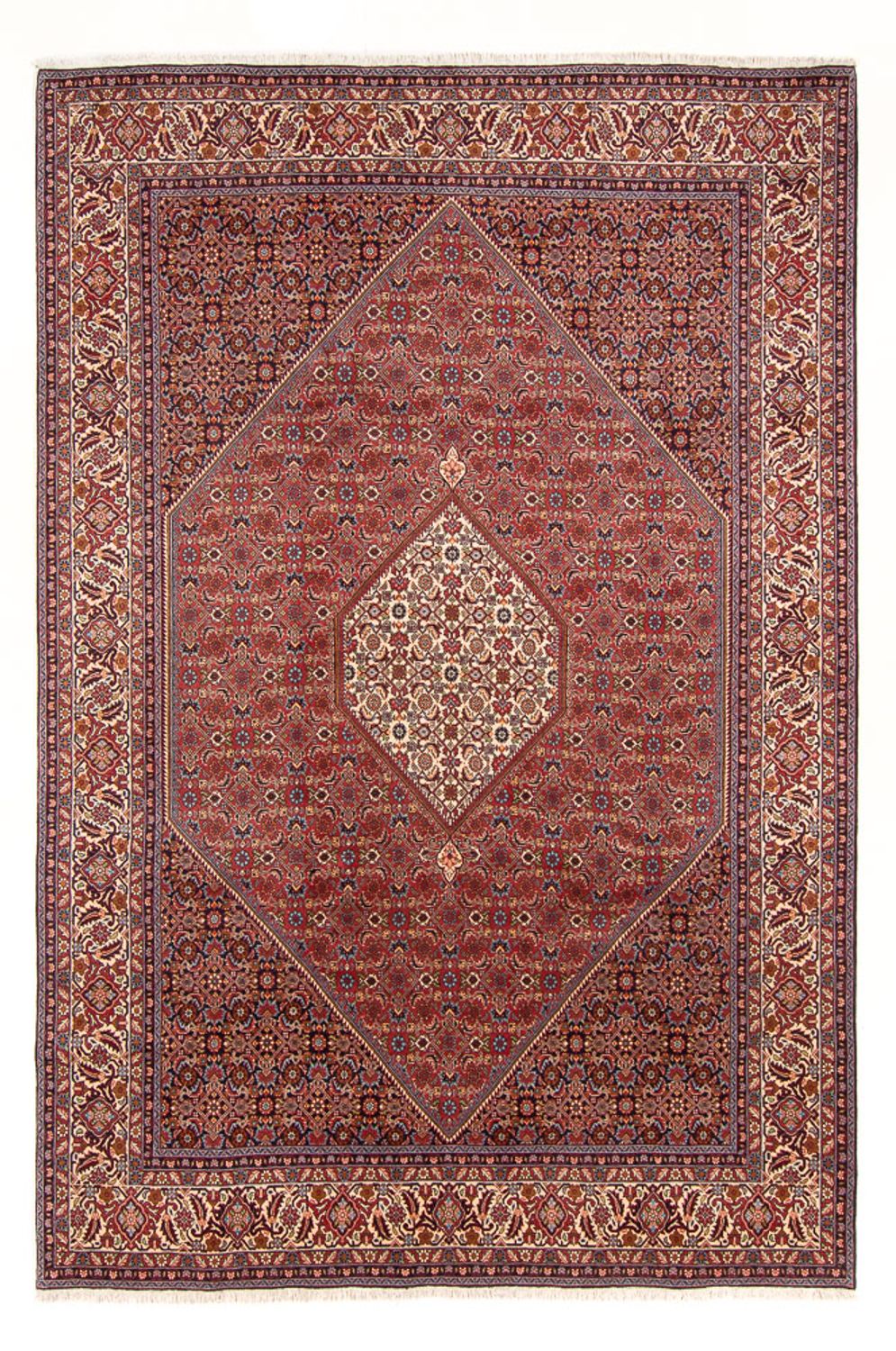 Tapis persan - Bidjar - 303 x 200 cm - rouge