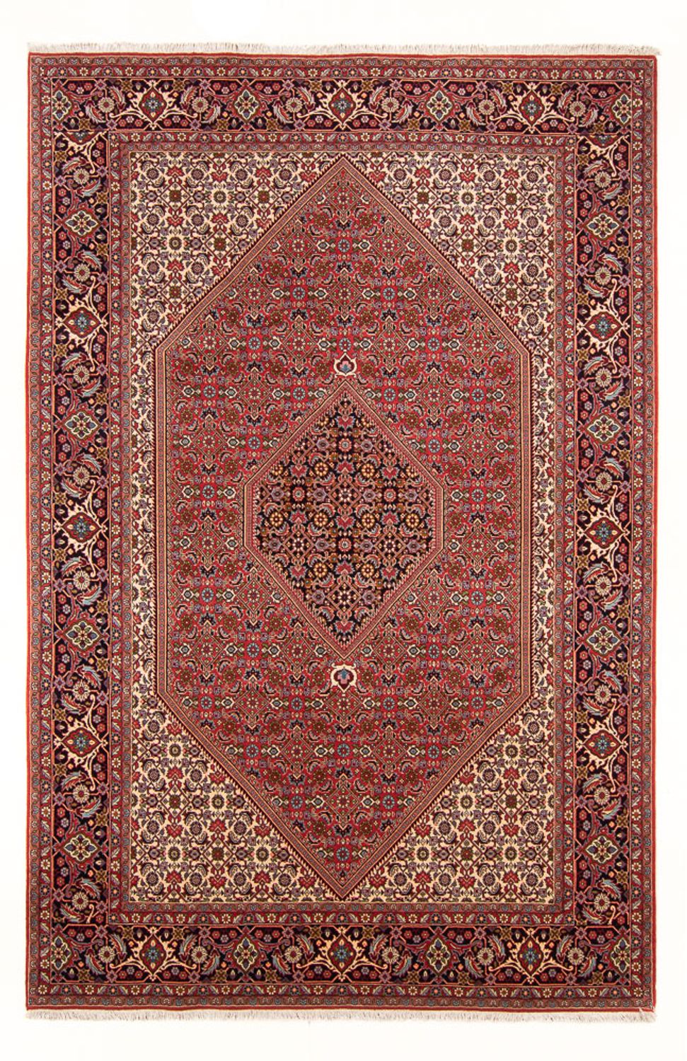 Tapis persan - Bidjar - 307 x 200 cm - rouge