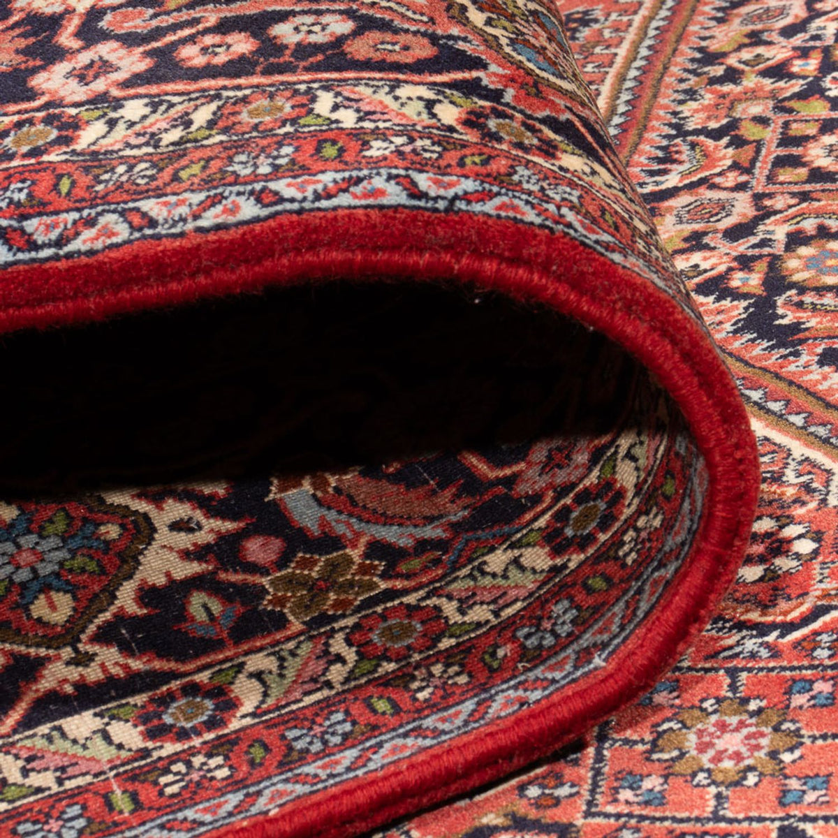 Tapis persan - Bidjar - 348 x 250 cm - rouge foncé