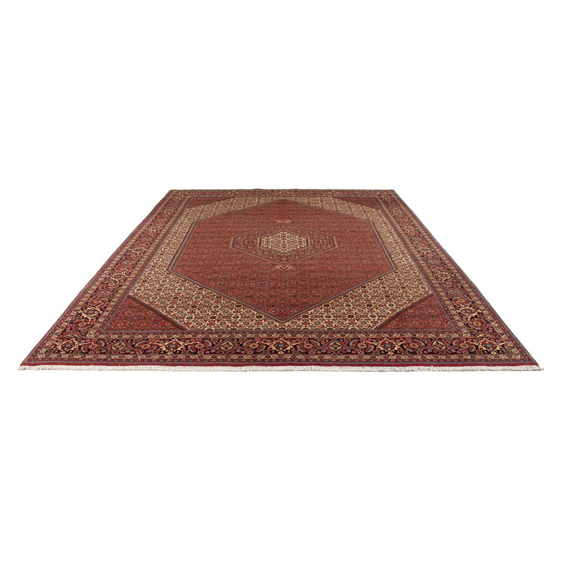 Tapis persan - Bidjar - 348 x 250 cm - rouge foncé