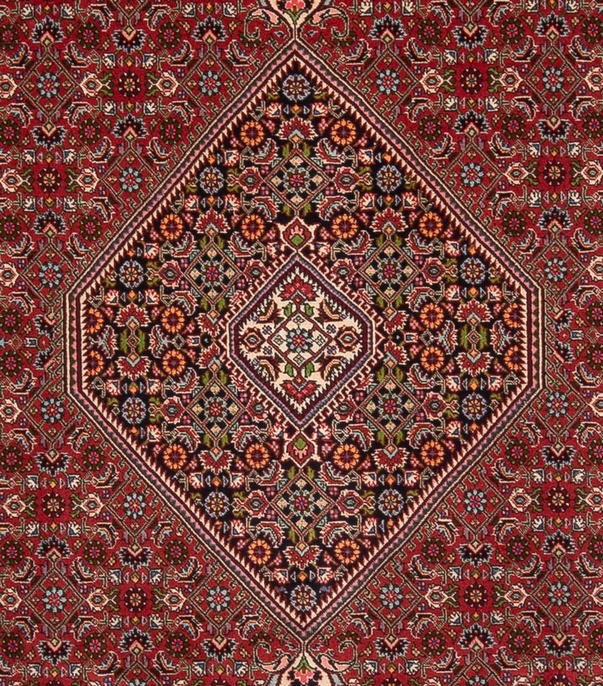 Tapis persan - Bidjar - 352 x 248 cm - rouge foncé