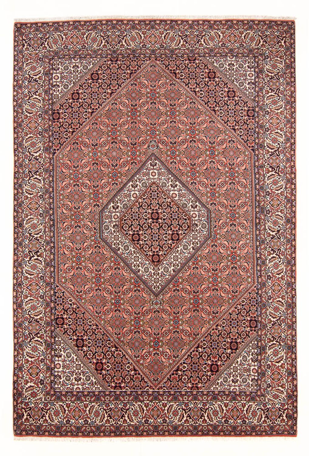 Tapis persan - Bidjar - 291 x 202 cm - rouge