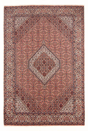 Tapis persan - Bidjar - 291 x 202 cm - rouge