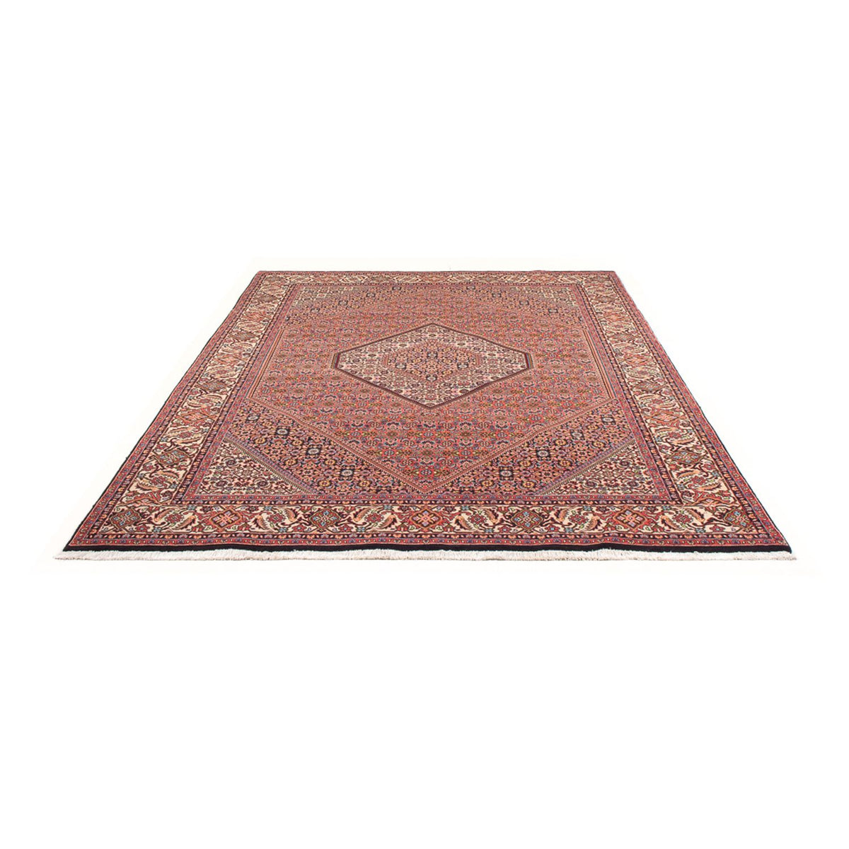 Tapis persan - Bidjar - 297 x 198 cm - rouge