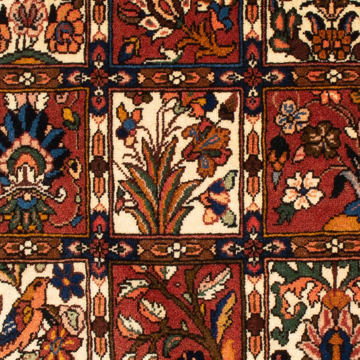 Tapis persan - Nomadic - 102 x 64 cm - multicolore