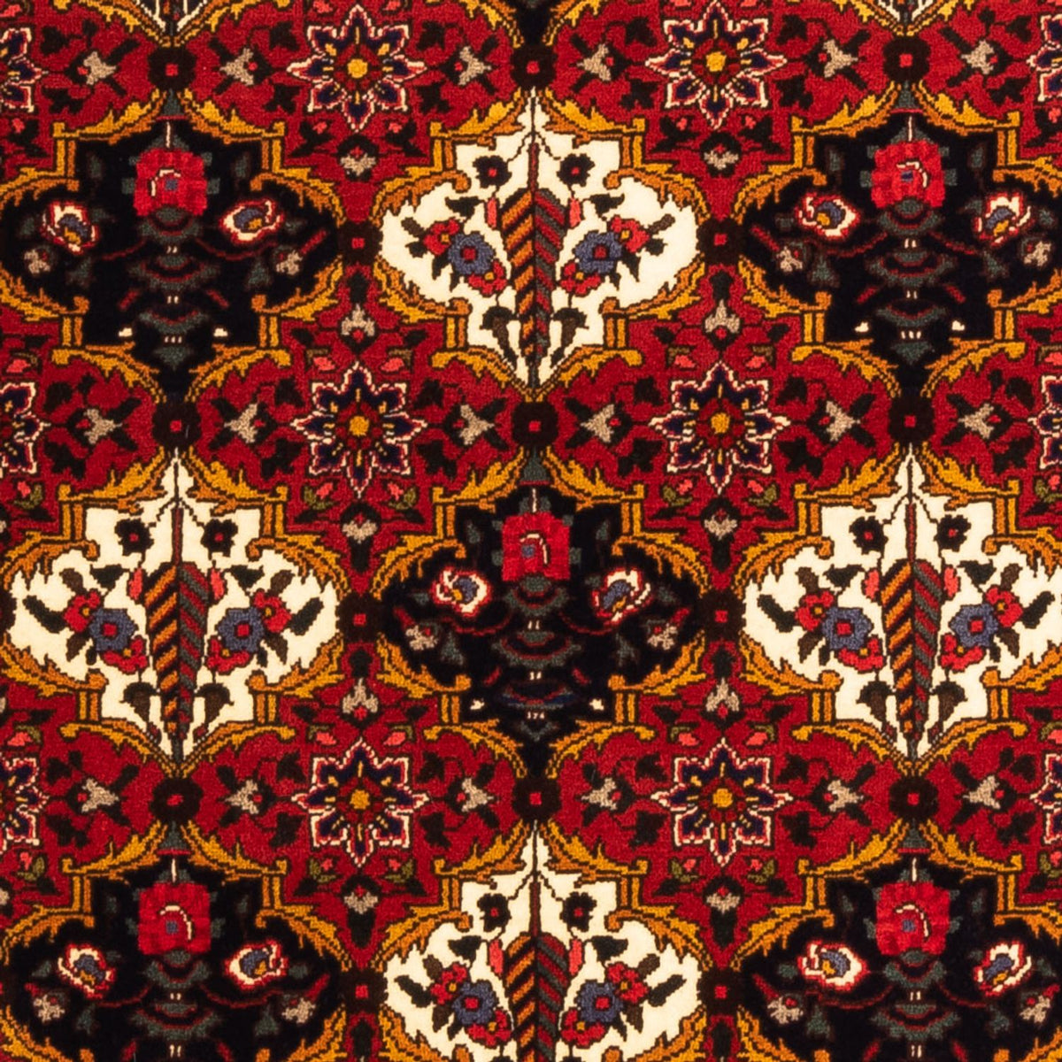 Tapis persan - Nomadic - 159 x 110 cm - rouge bordeaux