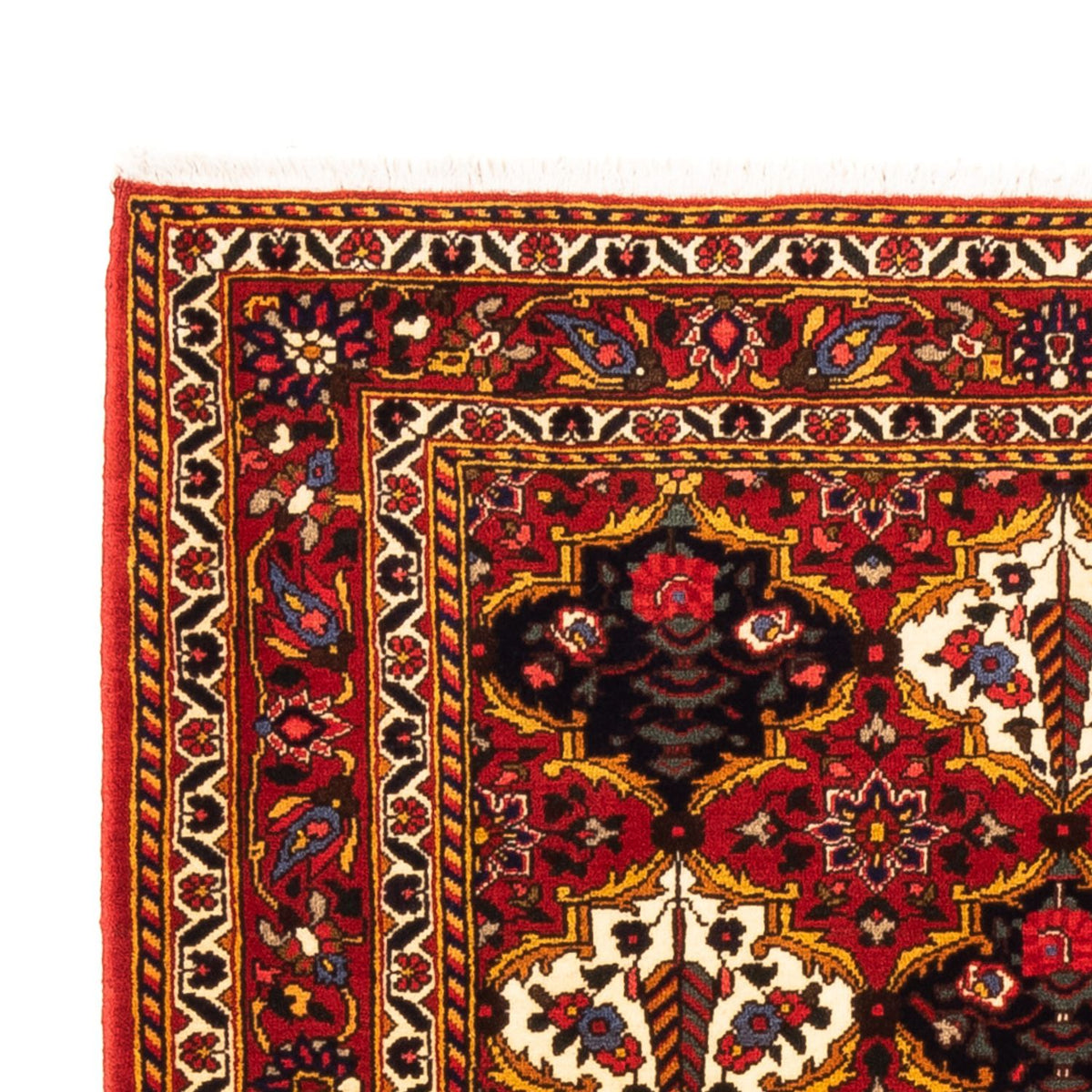 Tapis persan - Nomadic - 159 x 110 cm - rouge bordeaux