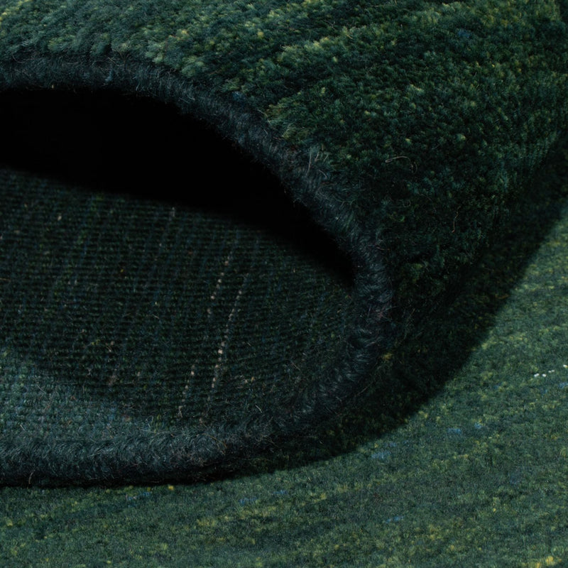 Tapis Gabbeh - Persan - 157 x 109 cm - vert foncé