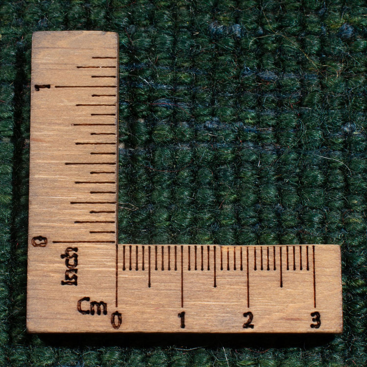 Tapis Gabbeh - Persan - 183 x 115 cm - vert foncé