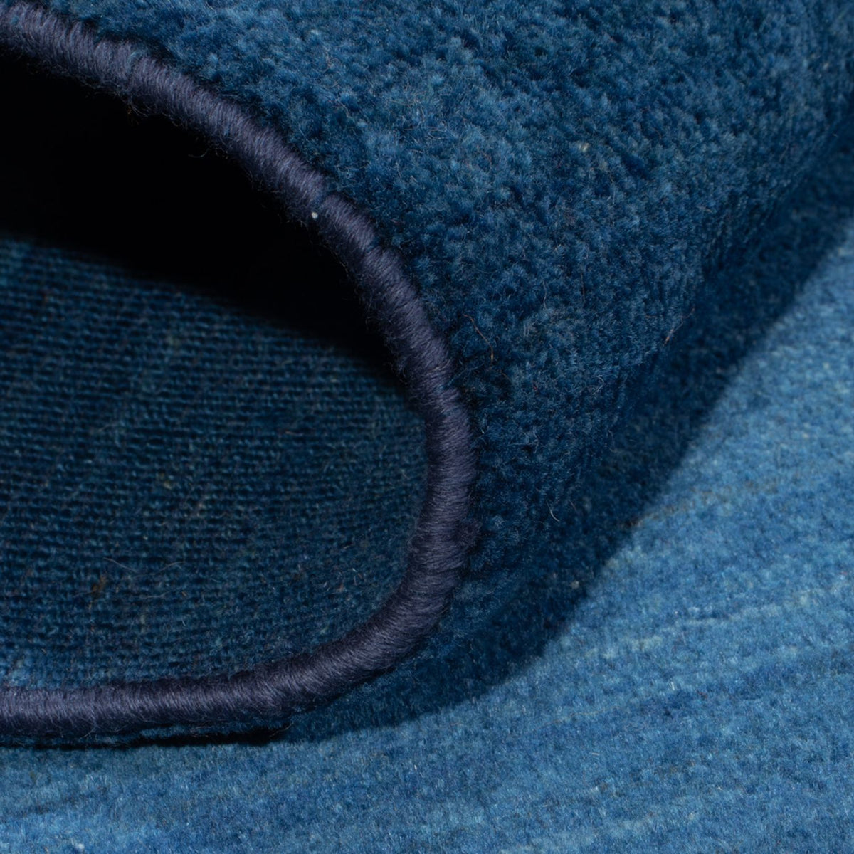 Tapis Gabbeh - Persan - 160 x 107 cm - bleu foncé