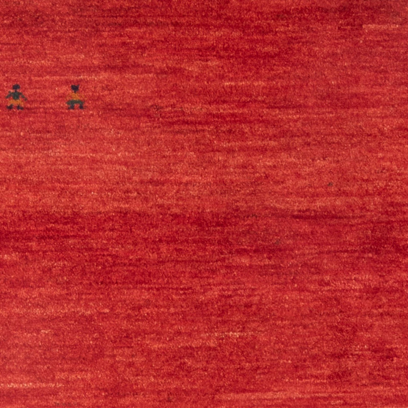 Tapis Gabbeh - Persan - 146 x 100 cm - rouge