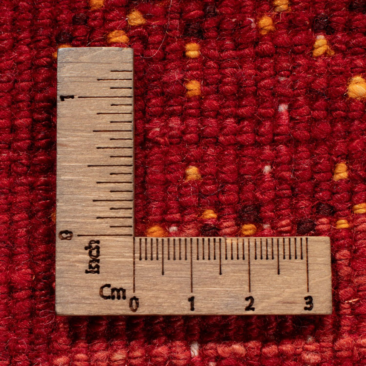 Tapis Gabbeh - Persan - 144 x 104 cm - rouge foncé