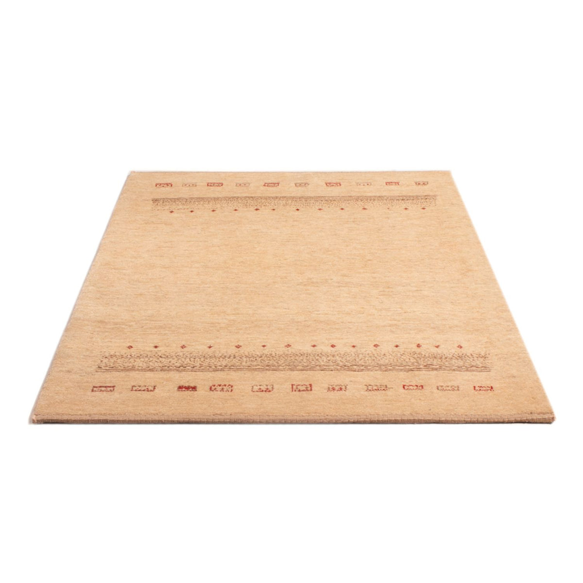 Tapis Gabbeh - Persan - 153 x 111 cm - beige clair