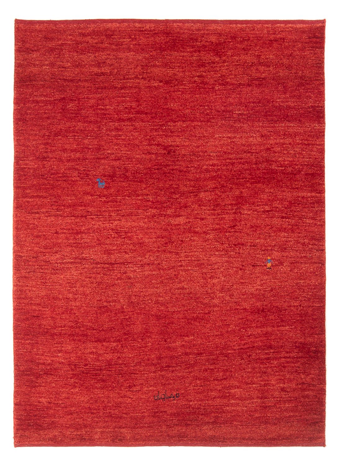 Tapis Gabbeh - Persan - 184 x 139 cm - rouge