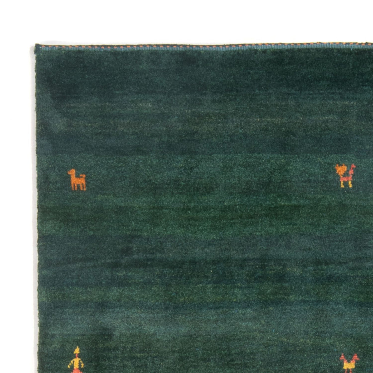 Tapis Gabbeh - Persan - 183 x 113 cm - vert