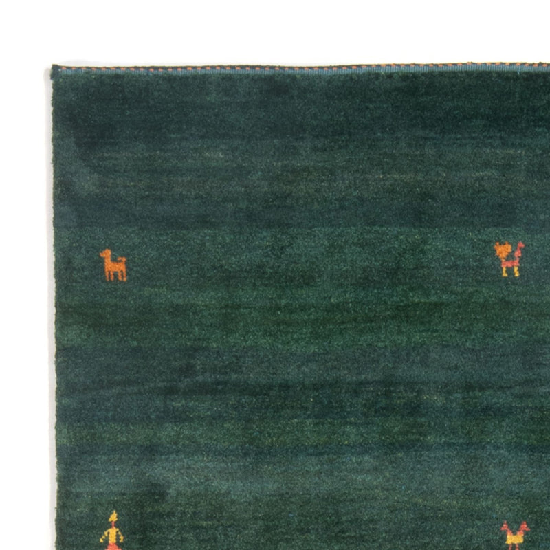 Tapis Gabbeh - Persan - 183 x 113 cm - vert