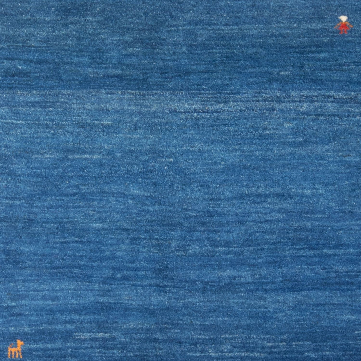 Tapis Gabbeh - Persan - 184 x 122 cm - bleu de mer