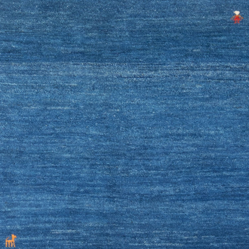 Tapis Gabbeh - Persan - 184 x 122 cm - bleu de mer