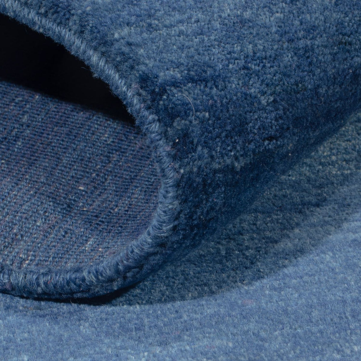 Tapis Gabbeh - Persan - 184 x 122 cm - bleu de mer