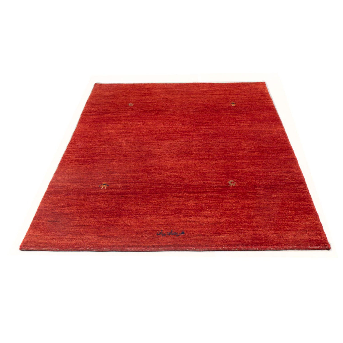 Tapis Gabbeh - Persan - 188 x 120 cm - rouge