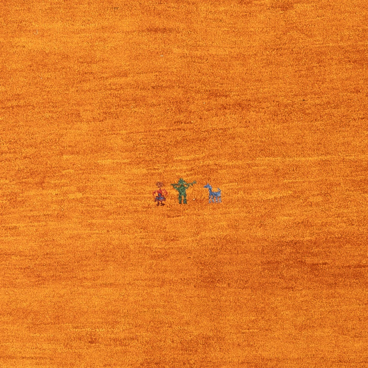 Tapis Gabbeh - Persan - 178 x 123 cm - orange